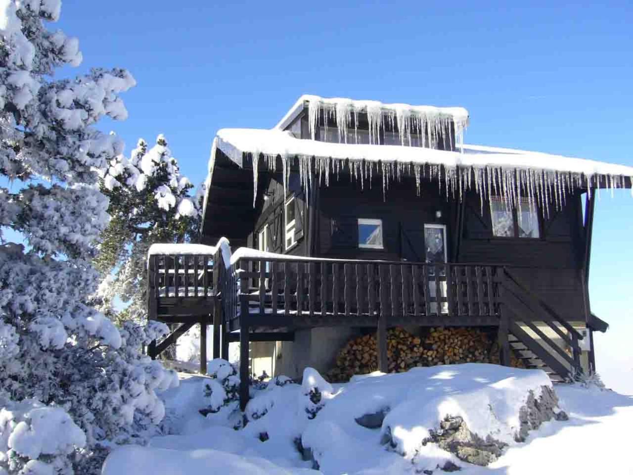 Chalet Des Myrtilles - Chalet Cosy Avec Vue Arette Bagian luar foto
